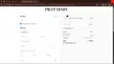 Pilot Diary coupon verification screenshot