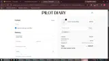 Pilot Diary coupon verification screenshot