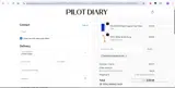 Pilot Diary coupon verification screenshot