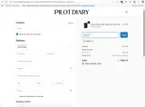 Pilot Diary coupon verification screenshot