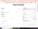 Pilot Diary coupon verification screenshot