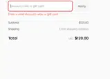 ALANA coupon verification screenshot
