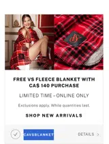 PINK by Victoria’s Secret coupon verification screenshot