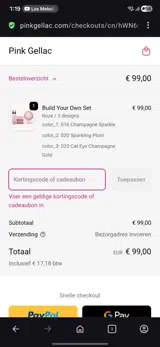CHANAINPARIS coupon verification screenshot