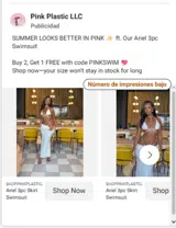 Pink Plastic coupon verification screenshot