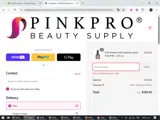 PinkPro Beauty Supply coupon verification screenshot