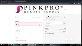 PinkPro Beauty Supply coupon verification screenshot
