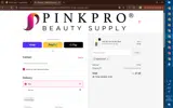 PinkPro Beauty Supply coupon verification screenshot