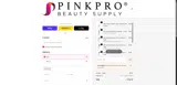 PinkPro Beauty Supply coupon verification screenshot