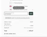 MOTHERS2025 coupon verification screenshot