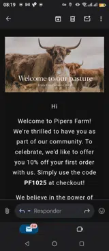 PF1025 coupon verification screenshot