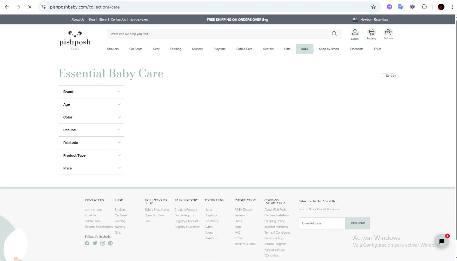 PishPosh Baby discount code screenshot showing code SPRING25 applied at PishPosh Baby checkout page. Uploaded by SimplyCodes community member Francisco01 on Dec 16, 2025