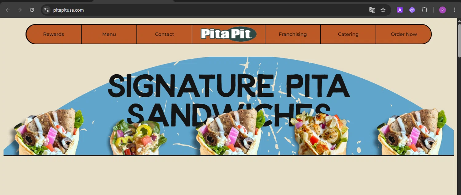Pita Pit USA promo code screenshot showing code BACON25 applied at Pita Pit USA checkout page. Uploaded by SimplyCodes community member firoas on Aug 30, 2025