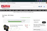 Pittsburgh Steelers coupon verification screenshot