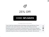 Pittsburgh Steelers coupon verification screenshot