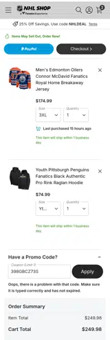 398GBCZ73S coupon verification screenshot