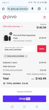 EMILIAVELDSHENN coupon verification screenshot