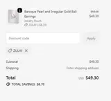 ZULAY coupon verification screenshot