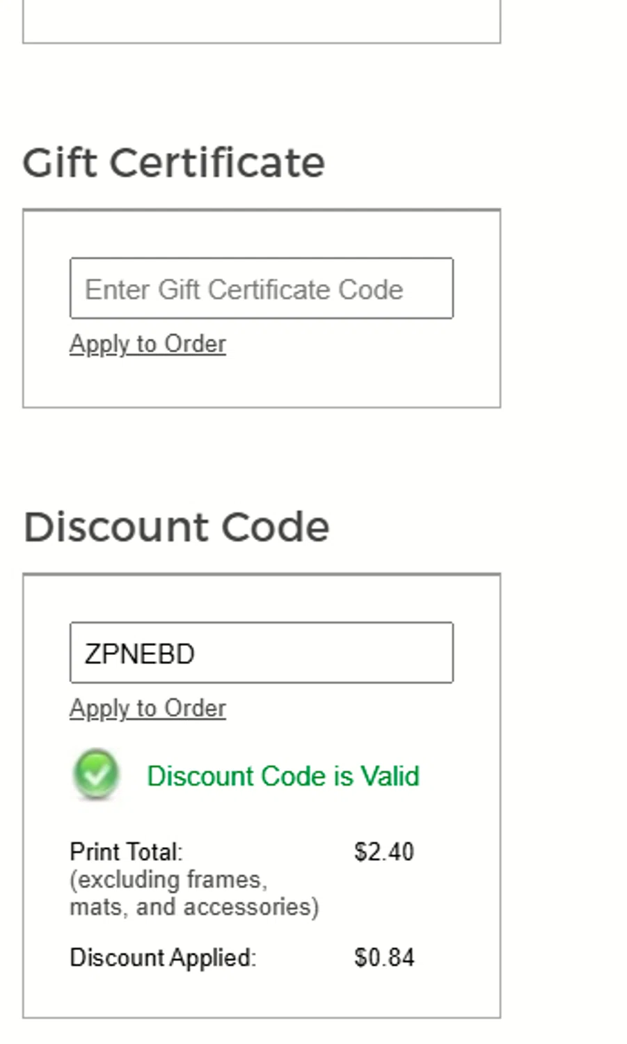 Pixels discount code screenshot showing code ZPNEBD applied at Pixels checkout page. Uploaded by SimplyCodes community member user__1543 on Oct 24, 2025