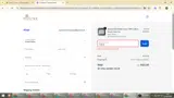 Cotton coupon verification screenshot