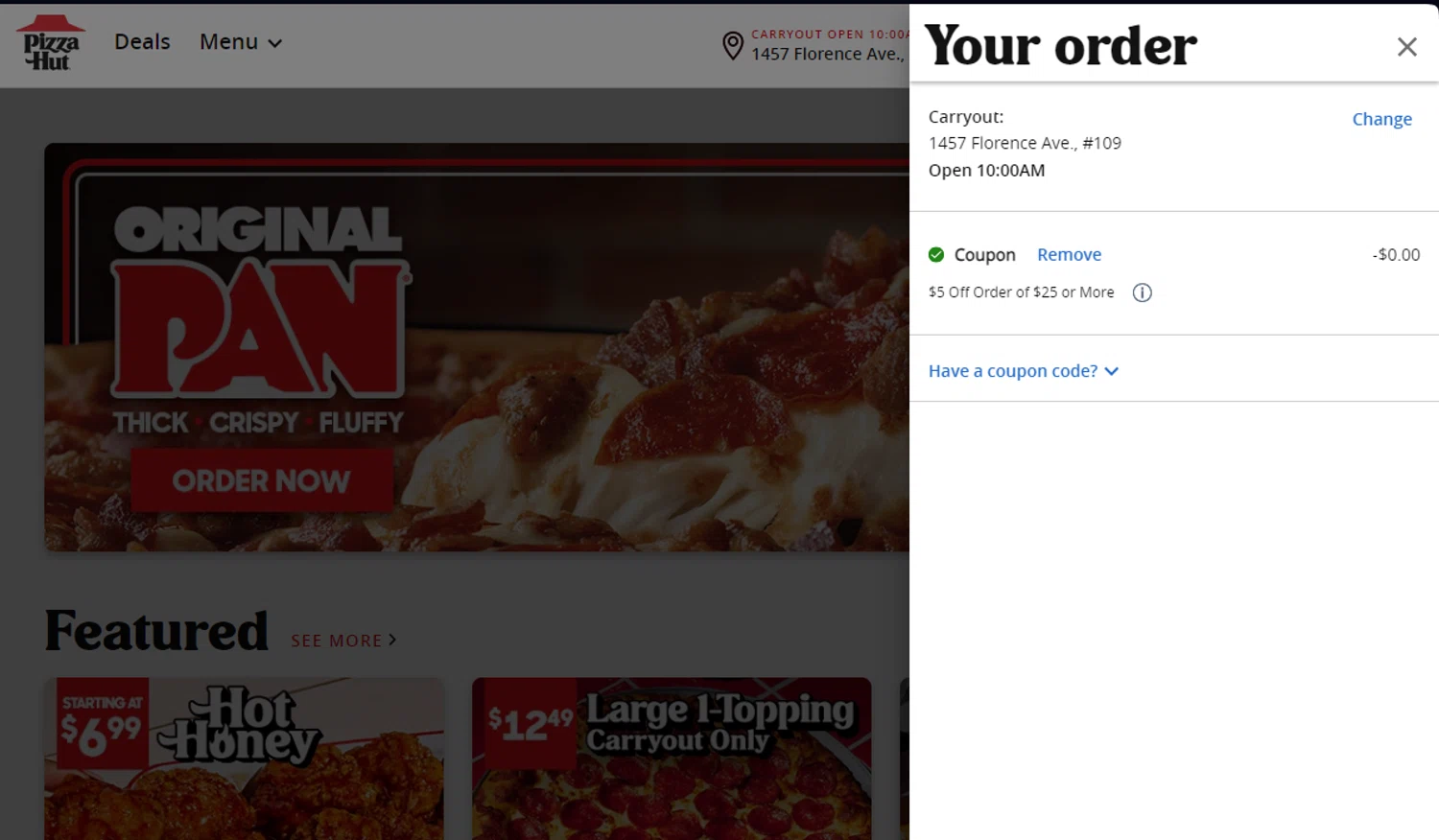 Pizza Hut Promo Codes 25 Off February 2024