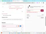 PJ Wine coupon verification screenshot