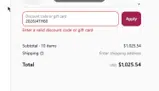 PJ Wine coupon verification screenshot