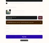 GETMYCLEO coupon verification screenshot