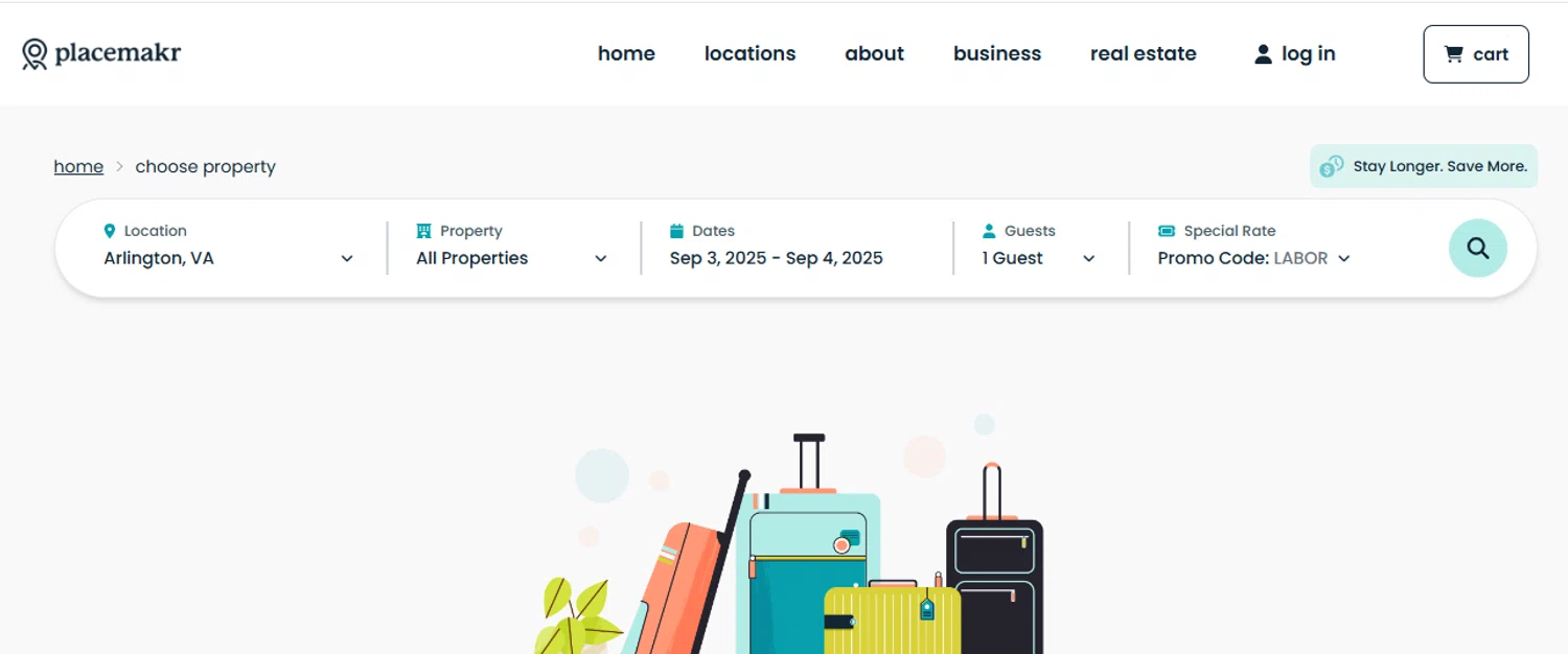 Placemakr promo code screenshot showing code LABOR applied at Placemakr checkout page. Uploaded by SimplyCodes community member SavvyCurator5307 on Oct 1, 2025