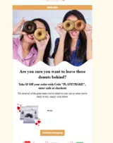PLANETBAKE coupon verification screenshot