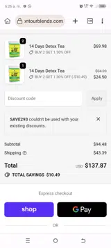 dance10 coupon verification screenshot
