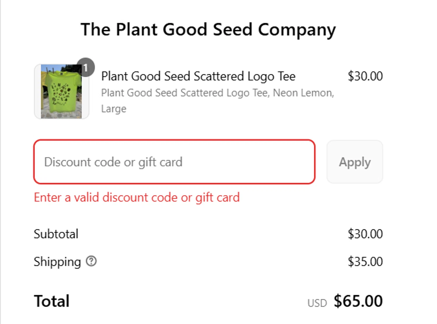 Plant Good Seed promo code screenshot showing code LAAYBORDAY2025 applied at Plant Good Seed checkout page. Uploaded by SimplyCodes community member MightyHunter5940 on Sep 3, 2025