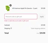 PIZZA30 coupon verification screenshot