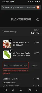 REAL30 coupon verification screenshot