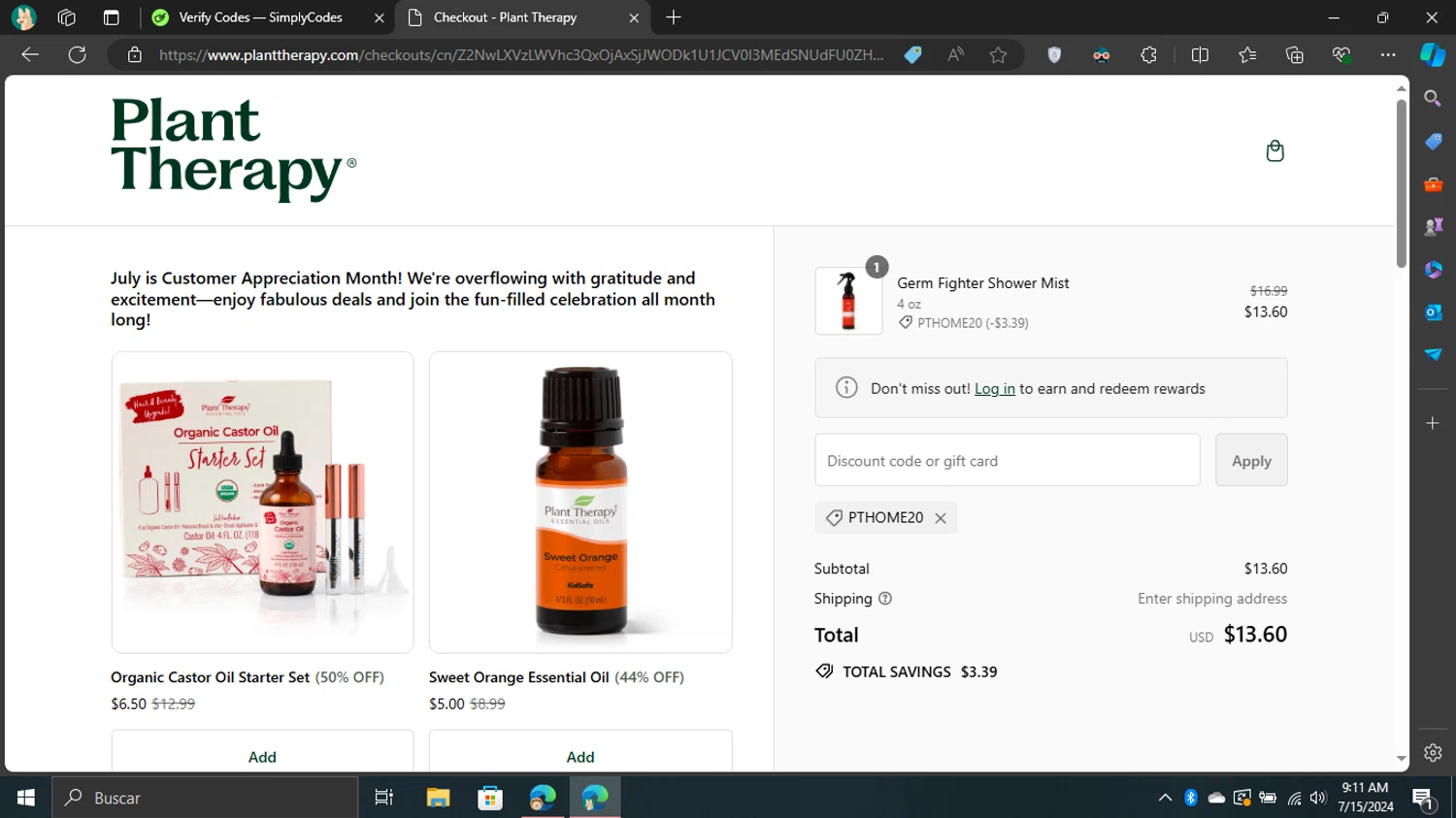 Plant Therapy Coupons 10 Off Coupon Codes in August 2024 SimplyCodes