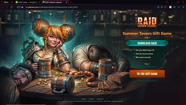 Plarium checkout page showing Plarium promo code box | Screenshot taken by SimplyCodes community member on Sep 30, 2024