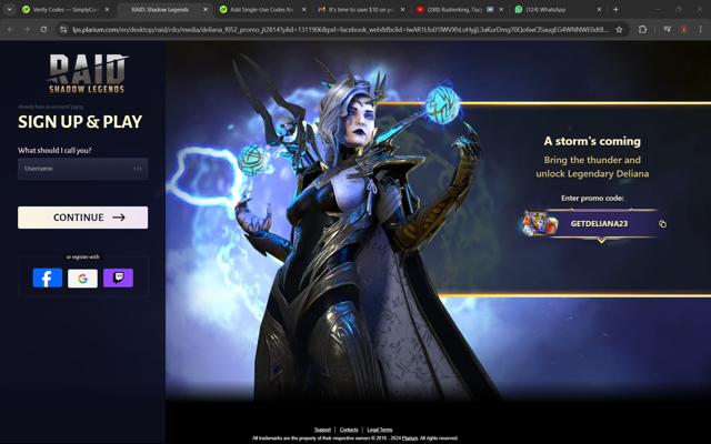 Plarium checkout page showing Plarium promo code box | Screenshot taken by SimplyCodes community member on Sep 30, 2024