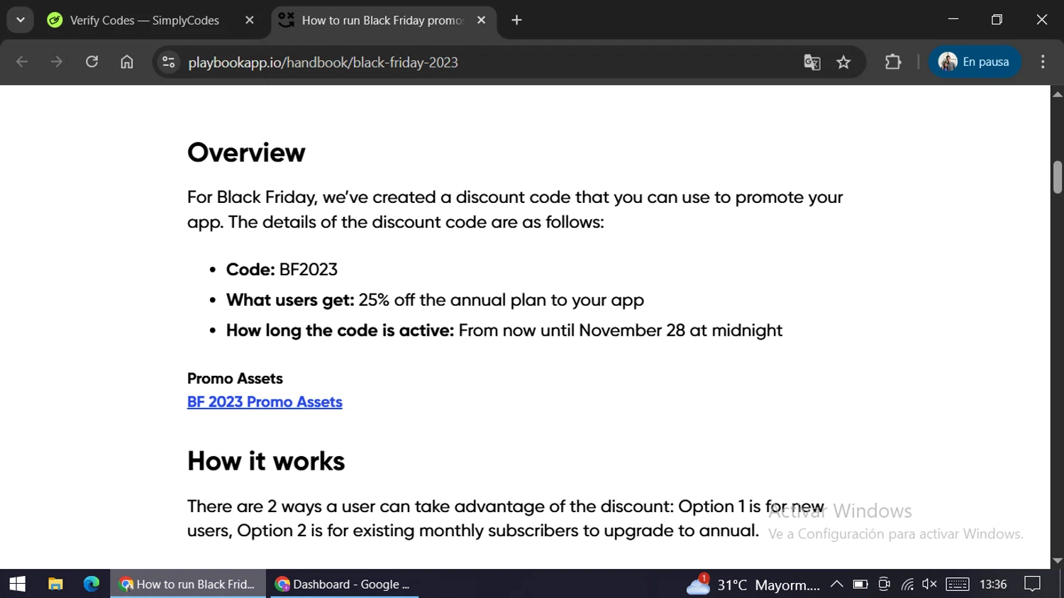 Playbook coupon code screenshot showing code BF2023 applied at Playbook checkout page. Uploaded by SimplyCodes community member ariannycfh on Dec 30, 2025