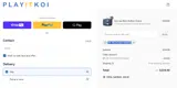 Play It Koi coupon verification screenshot