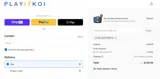 Play It Koi coupon verification screenshot