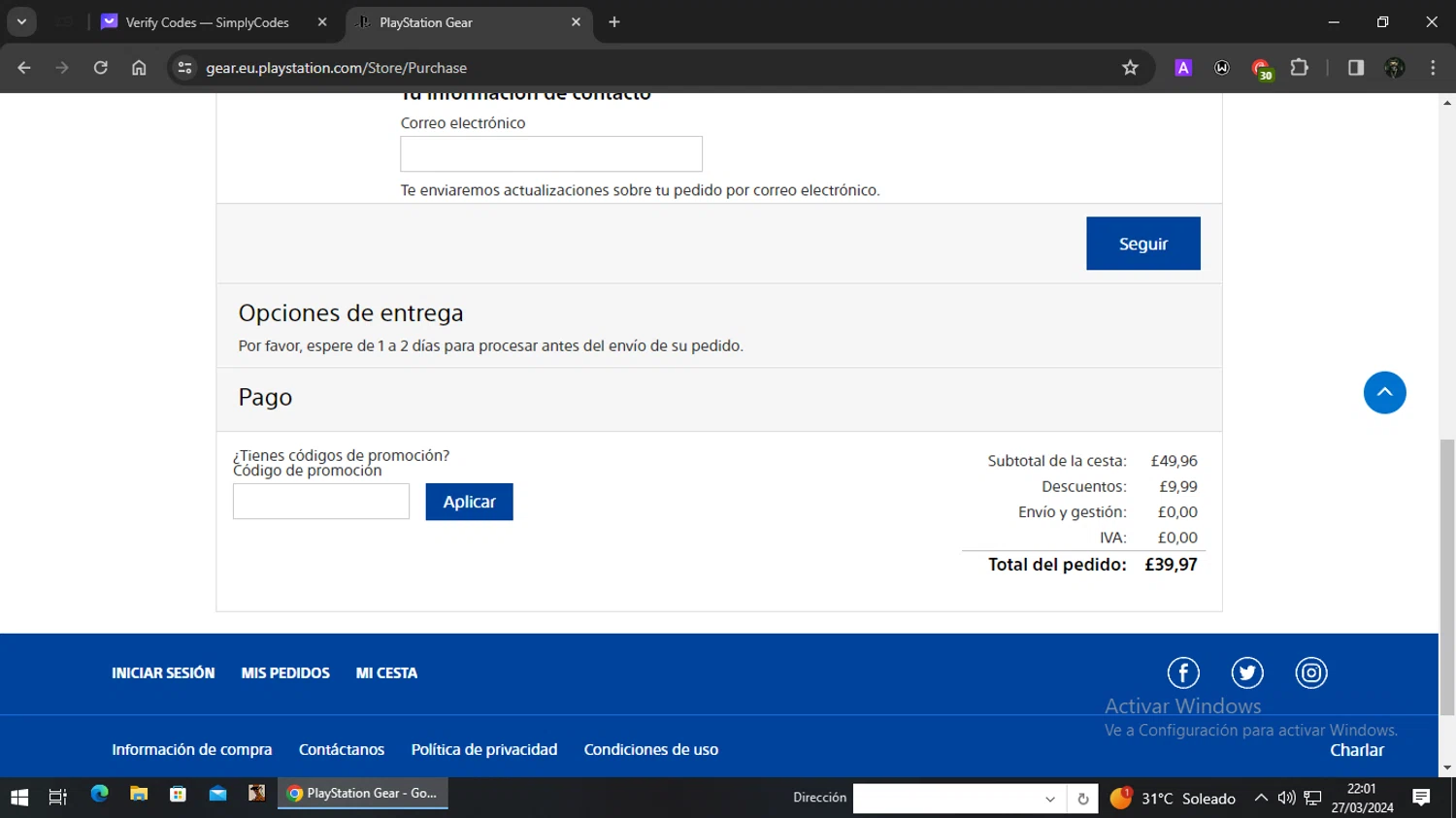 промокод на playstation plus