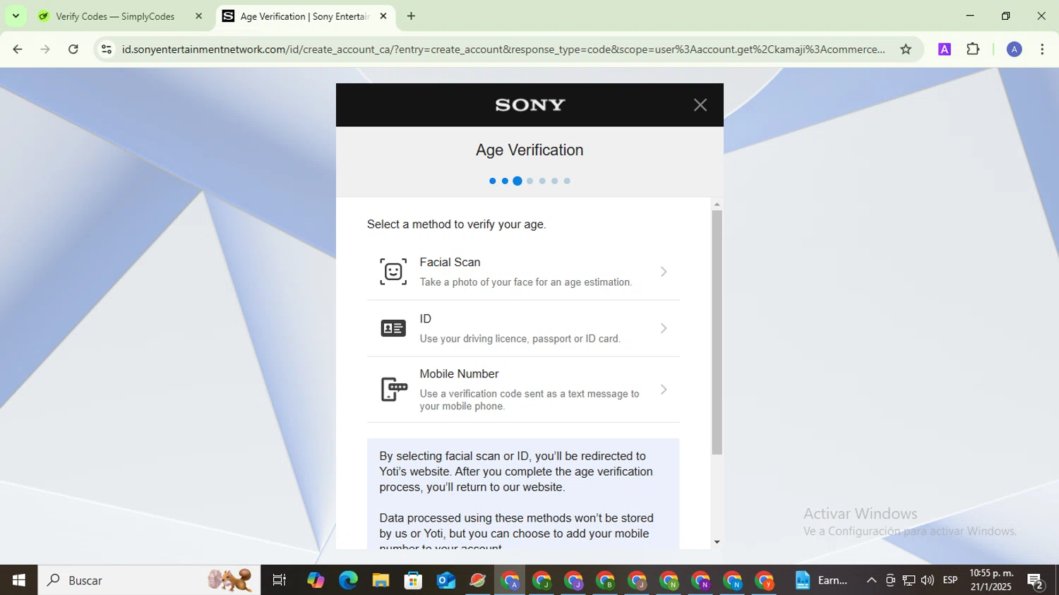 Playstation discount code screenshot showing code DAYSOFPLAY20 applied at Playstation checkout page. Uploaded by SimplyCodes community member TreasureCaptain5531 on Jan 22, 2025