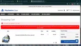 Playstation coupon verification screenshot