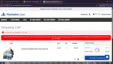 Playstation coupon verification screenshot