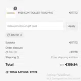 Playtronica coupon verification screenshot