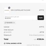 Playtronica coupon verification screenshot