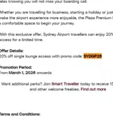 Plaza Premium Lounge coupon verification screenshot