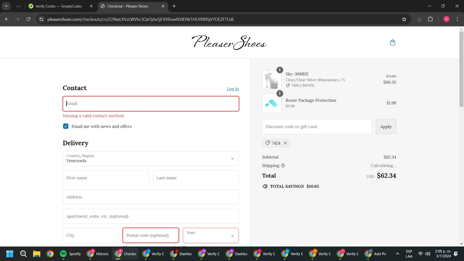 Pleaser Shoes Discount Codes 16 Off September 2024