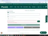 Plenish coupon verification screenshot
