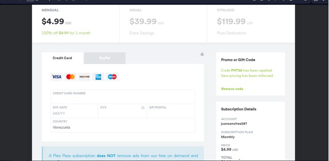 Plex Promo Codes (2 Verified) - 25% Off w/Code Apr 2025